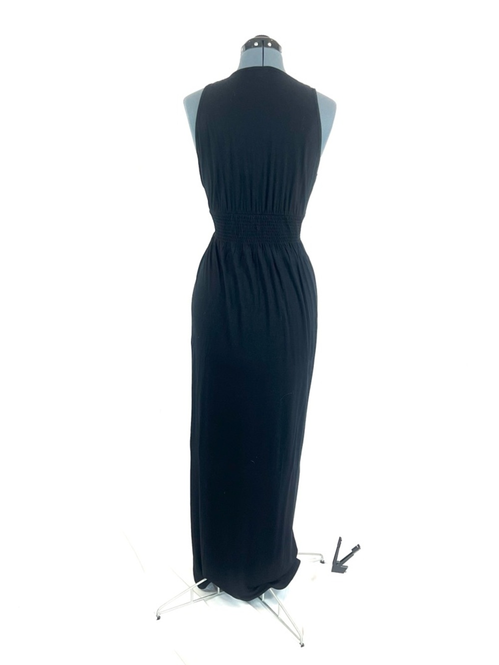 Lascana Black Maxi dress, spirals on straps, empire waist 10 117 - Picture 2 of 6
